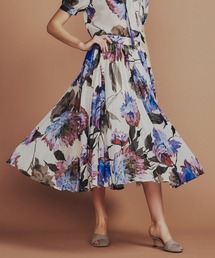 Sov. | フラワープリーツスカート(スカート)