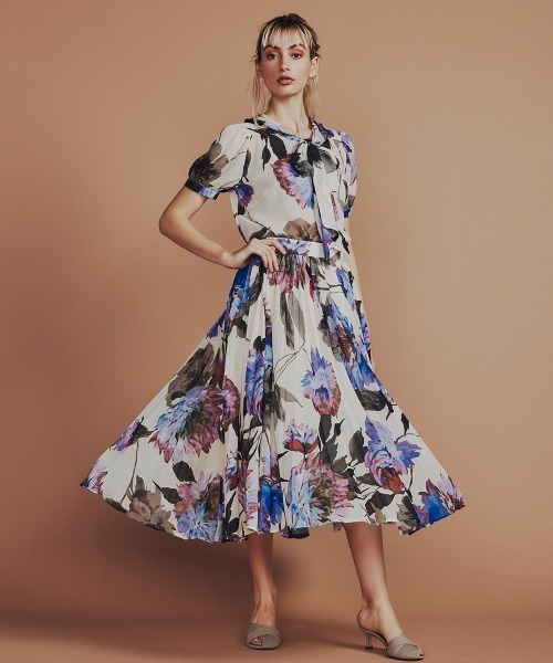 Sov.（ソブ）の「フラワープリーツスカート（スカート・レディース・その他・38/36）」の5枚目の写真