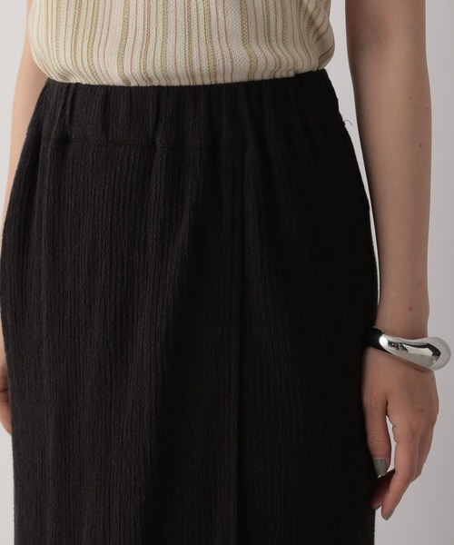 LOWRYS FARM（ローリーズファーム）の「シャーリングラップタイトスカート　287641（スカート・レディース・ブラック/ブラウン/オレンジ/アイボリー・FREE）」の12枚目の写真