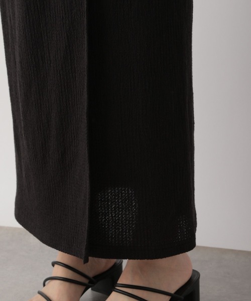 LOWRYS FARM（ローリーズファーム）の「シャーリングラップタイトスカート　287641（スカート・レディース・ブラック/ブラウン/オレンジ/アイボリー・FREE）」の13枚目の写真