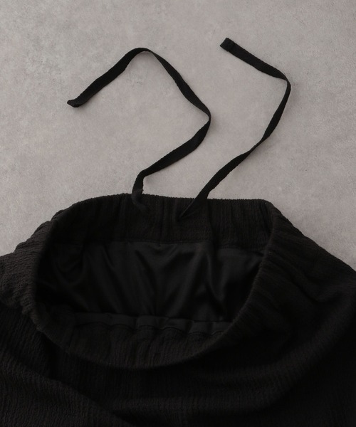 LOWRYS FARM（ローリーズファーム）の「シャーリングラップタイトスカート　287641（スカート・レディース・ブラック/ブラウン/オレンジ/アイボリー・FREE）」の15枚目の写真