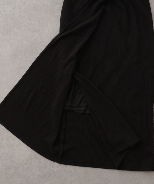 LOWRYS FARM（ローリーズファーム）の「シャーリングラップタイトスカート　287641（スカート・レディース・ブラック/ブラウン/オレンジ/アイボリー・FREE）」の16枚目の写真