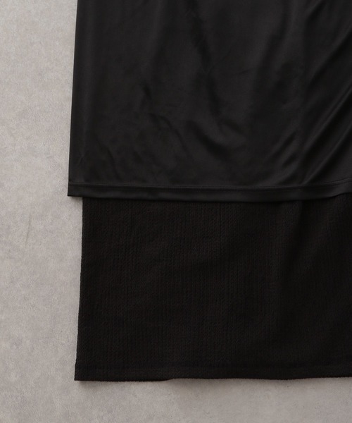 LOWRYS FARM（ローリーズファーム）の「シャーリングラップタイトスカート　287641（スカート・レディース・ブラック/ブラウン/オレンジ/アイボリー・FREE）」の17枚目の写真