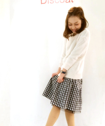 DISCOAT | 【Discoat】リバーシブルギンガムスカート(スカート)