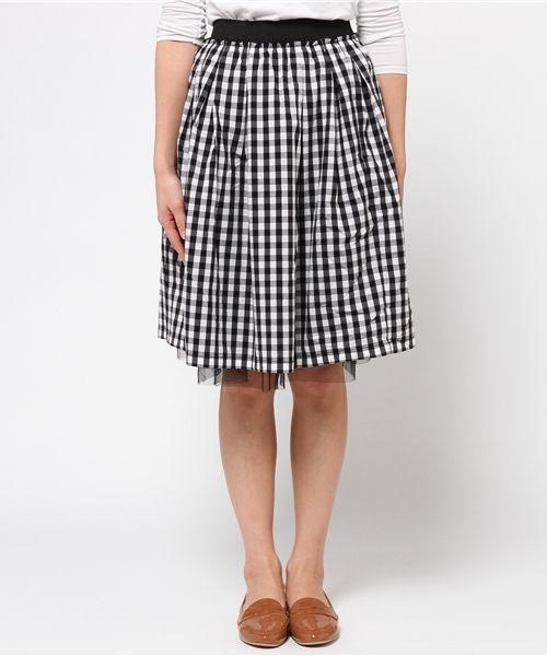 DISCOAT（ディスコート）の「【Discoat】リバーシブルギンガムスカート（スカート・レディース・ネイビー/ブラック・MEDIUM/LARGE）」の5枚目の写真