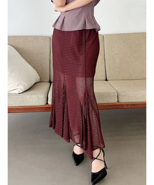 RESEXXY(リゼクシー)の「イレヘムマーメイドスカート(スカート・レディース・ホワイト/ブラック/ブラウン・FREE)」の3枚目の写真