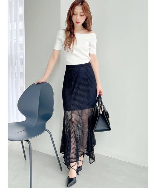 RESEXXY(リゼクシー)の「イレヘムマーメイドスカート(スカート・レディース・ホワイト/ブラック/ブラウン・FREE)」の20枚目の写真