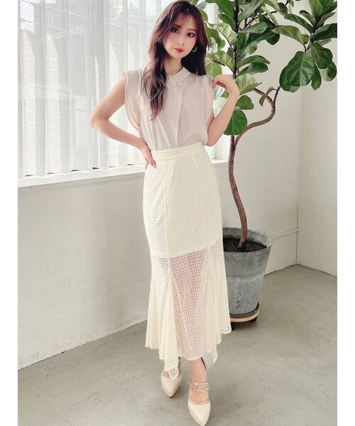 RESEXXY(リゼクシー)の「イレヘムマーメイドスカート(スカート・レディース・ホワイト/ブラック/ブラウン・FREE)」の19枚目の写真