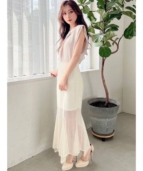 RESEXXY(リゼクシー)の「イレヘムマーメイドスカート(スカート・レディース・ホワイト/ブラック/ブラウン・FREE)」の18枚目の写真