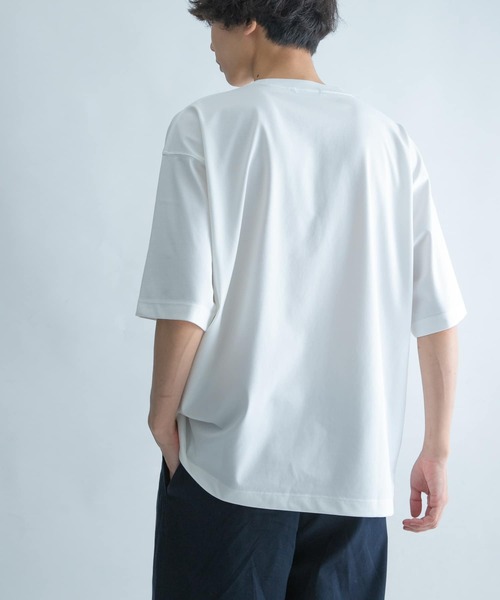 FORK&SPOON（フォークアンドスプーン）の「FORK&SPOON　ロゴショートスリーブTシャツ（Tシャツ/カットソー・メンズ・オフホワイト/ネイビー/レッド・5/4）」の6枚目の写真