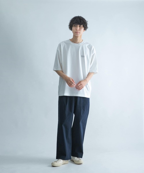 FORK&SPOON（フォークアンドスプーン）の「FORK&SPOON　ロゴショートスリーブTシャツ（Tシャツ/カットソー・メンズ・オフホワイト/ネイビー/レッド・5/4）」の8枚目の写真