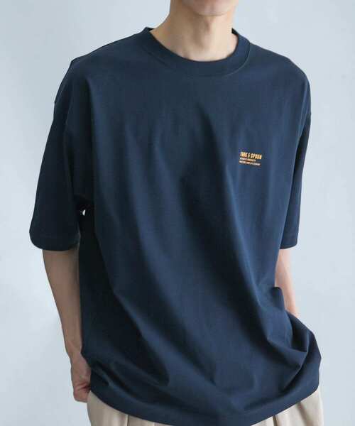 FORK&SPOON（フォークアンドスプーン）の「FORK&SPOON　ロゴショートスリーブTシャツ（Tシャツ/カットソー・メンズ・オフホワイト/ネイビー/レッド・5/4）」の11枚目の写真