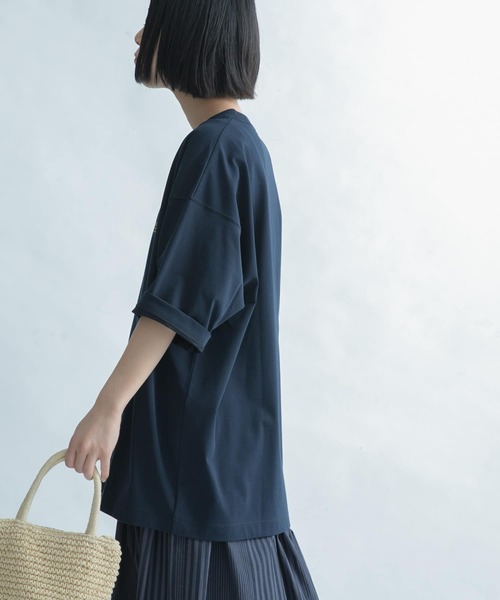 FORK&SPOON（フォークアンドスプーン）の「FORK&SPOON　ロゴショートスリーブTシャツ（Tシャツ/カットソー・メンズ・オフホワイト/ネイビー/レッド・5/4）」の15枚目の写真