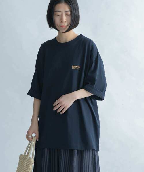 FORK&SPOON（フォークアンドスプーン）の「FORK&SPOON　ロゴショートスリーブTシャツ（Tシャツ/カットソー・メンズ・オフホワイト/ネイビー/レッド・5/4）」の16枚目の写真