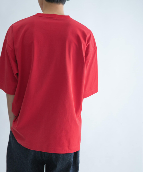 FORK&SPOON（フォークアンドスプーン）の「FORK&SPOON　ロゴショートスリーブTシャツ（Tシャツ/カットソー・メンズ・オフホワイト/ネイビー/レッド・5/4）」の19枚目の写真