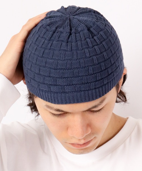 Fabulous（ファビュラス）の「fabulous カノコイスラムワッチ ショート（ニットキャップ/ビーニー・メンズ・ブラック/ベージュ/ネイビー/ブラウン/グレー・FREE）」の5枚目の写真