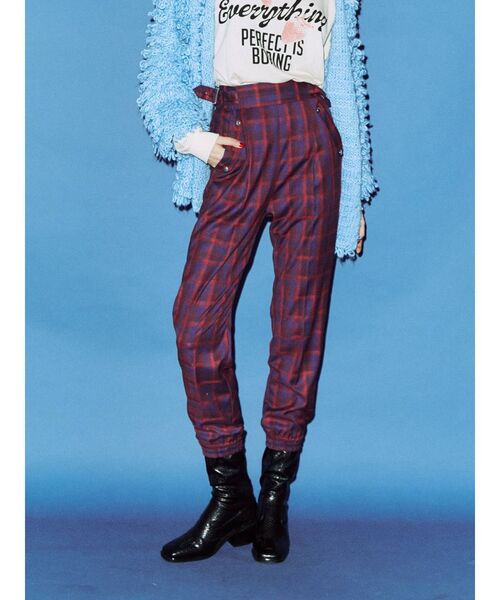 jouetie（ジュエティ）の「サイドベルトジョガーパンツ（その他パンツ・レディース・ブラック/ブラウン/グレー/レッド/ブルー・MEDIUM）」の5枚目の写真