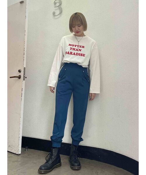 jouetie（ジュエティ）の「サイドベルトジョガーパンツ（その他パンツ・レディース・ブラック/ブラウン/グレー/レッド/ブルー・MEDIUM）」の17枚目の写真