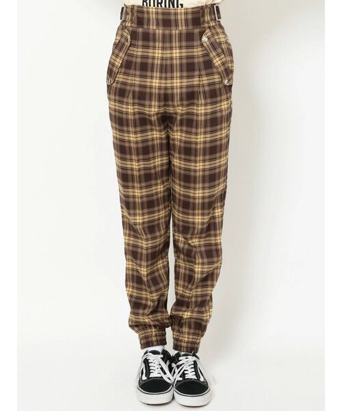 jouetie（ジュエティ）の「サイドベルトジョガーパンツ（その他パンツ・レディース・ブラック/ブラウン/グレー/レッド/ブルー・MEDIUM）」の10枚目の写真