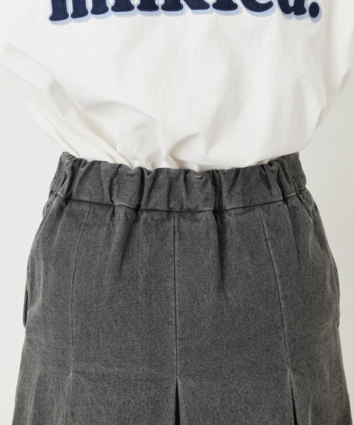MILKFED.（ミルクフェド）の「DENIM MINI SKIRT（デニムスカート・レディース・ホワイト/ブラック/ライトインディゴブルー・ONE SIZE）」の11枚目の写真