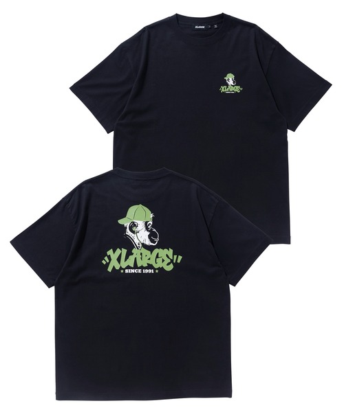 XLARGE(エクストララージ)の「TAGGING LOGO S/S TEE/メンズ グラフィック 半袖 タギングロゴ(Tシャツ/カットソー・メンズ・ホワイト/ブラック/パープル・S/M/L/XL)」の1枚目の写真