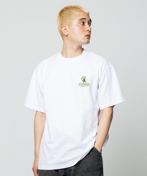 XLARGE(エクストララージ)の「TAGGING LOGO S/S TEE/メンズ グラフィック 半袖 タギングロゴ(Tシャツ/カットソー・メンズ・ホワイト/ブラック/パープル・S/M/L/XL)」の13枚目の写真