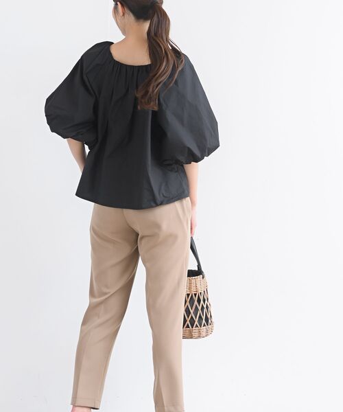 rps(アールピーエス)の「前後2WAYバルーン袖ブラウス(シャツ/ブラウス・レディース・ブラック/オフホワイト/マスタード/モカ・フリー)」の15枚目の写真