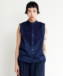 NOISE MAKER | 【手洗い可能】フリルノースリーブブラウス(シャツ/ブラウス)