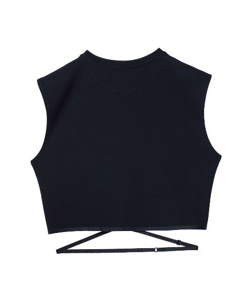 Ameri(アメリ)の「WAIST WRING SHORT TANK(Tシャツ/カットソー・レディース・ブラック/ボルドー/ホワイト・SMALL/MEDIUM)」の13枚目の写真