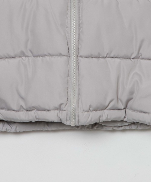WEGO（ウィゴー）の「WEGO/エコダウンベスト（ダウンベスト・レディース・ライトグレー/ブラック/アイボリー・FREE）」の10枚目の写真