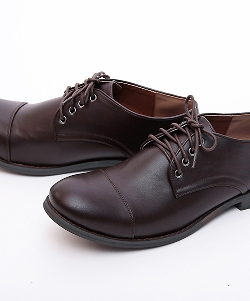 hardcover（ハードカバー）の「『hardcover』プレーントゥShoes（ドレスシューズ・メンズ・ブラウン・MEDIUM/SMALL）」の3枚目の写真