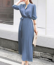 Amulet（アミュレット）の「ウエストマークプリーツワンピース（ワンピース）」