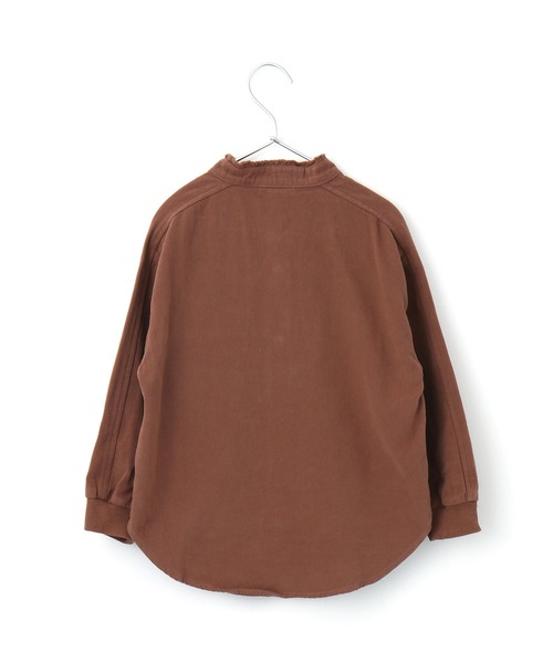 MAKE YOUR DAY(メイクユアデイ)の「バンドカラー長袖シャツ■80~140cm(シャツ/ブラウス・キッズ・ブラウン/ピンク/カーキ/ネイビー・100/130/140/80/110/90/120)」の12枚目の写真