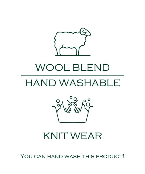 UNION STATION(ユニオンステーション)の「【EFFORTLESS】ウール混リンクスジャガードUネックニット/ハンドウォッシャブル(ニット/セーター・メンズ・ブラック/ベージュ/オフホワイト/ボルドー・LL/M/L)」の20枚目の写真