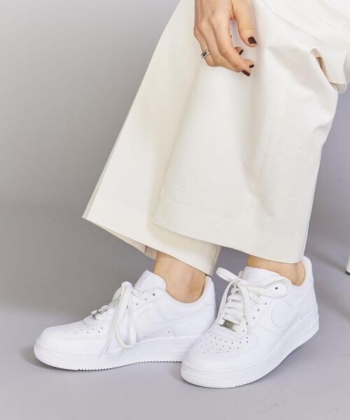 NIKE(ナイキ)の「<NIKE(ナイキ)>ウィメンズ AIR FORCE 1/スニーカー(スニーカー・レディース・ホワイト・23cm/23.5cm/24cm/24.5cm/25cm)」の9枚目の写真