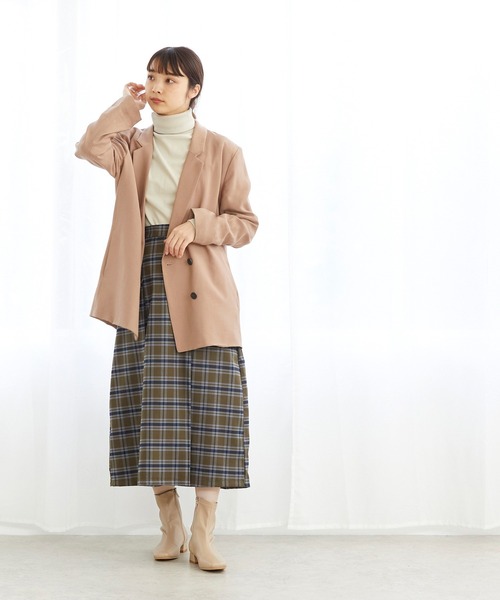 menue（メヌエ）の「【晴雨兼用】 スクエアトゥ 滑りにくい オールウェザーブーツ（ブーツ・レディース・ダークブラウン/アイボリー/ブラック/カーキ/ベージュ・3L/S/XS/M/L/LL）」の22枚目の写真