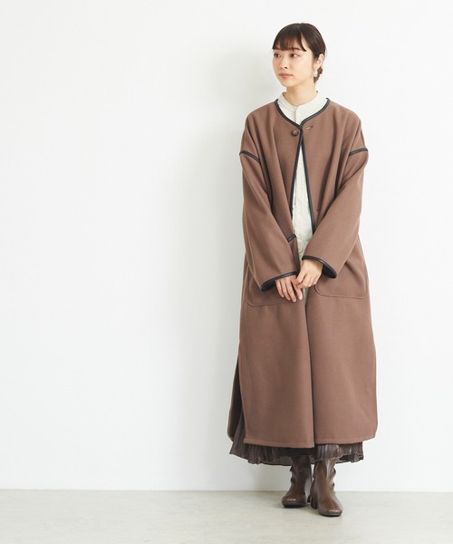 menue（メヌエ）の「【晴雨兼用】 スクエアトゥ 滑りにくい オールウェザーブーツ（ブーツ・レディース・ダークブラウン/アイボリー/ブラック/カーキ/ベージュ・3L/S/XS/M/L/LL）」の17枚目の写真