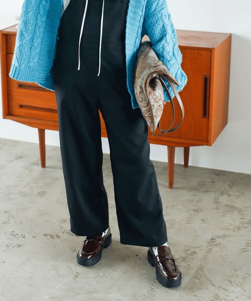 GeeRA（ジーラ）の「厚底トラックソールローファー（ローファー・レディース・ブラック/ダークブラウン/アイボリー・SMALL/MEDIUM/LARGE/X-LARGE）」の9枚目の写真