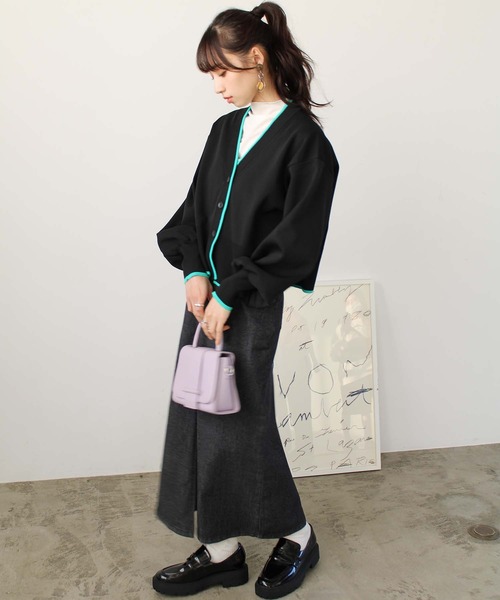 GeeRA（ジーラ）の「厚底トラックソールローファー（ローファー・レディース・ブラック/ダークブラウン/アイボリー・SMALL/MEDIUM/LARGE/X-LARGE）」の17枚目の写真