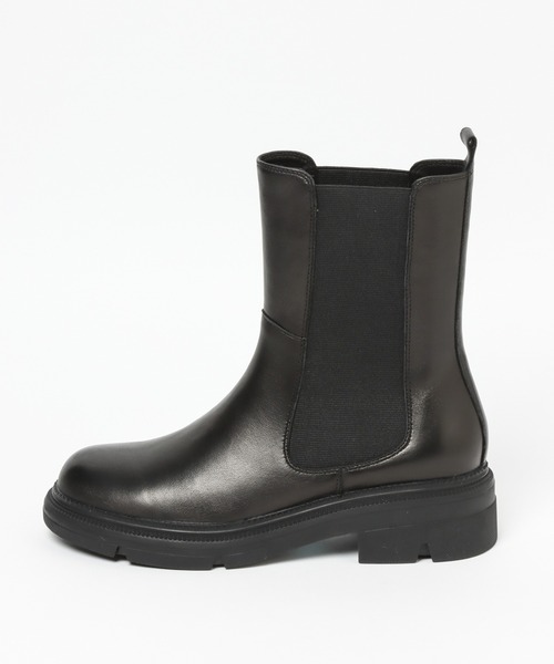 BARNYARDSTORM（バンヤードストーム）の「BARNYARDSTORM / レザーサイドゴアブーツ（ブーツ・レディース・ブラック・38/39/35/37/36/40）」の8枚目の写真