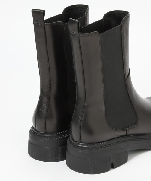 BARNYARDSTORM（バンヤードストーム）の「BARNYARDSTORM / レザーサイドゴアブーツ（ブーツ・レディース・ブラック・38/39/35/37/36/40）」の6枚目の写真