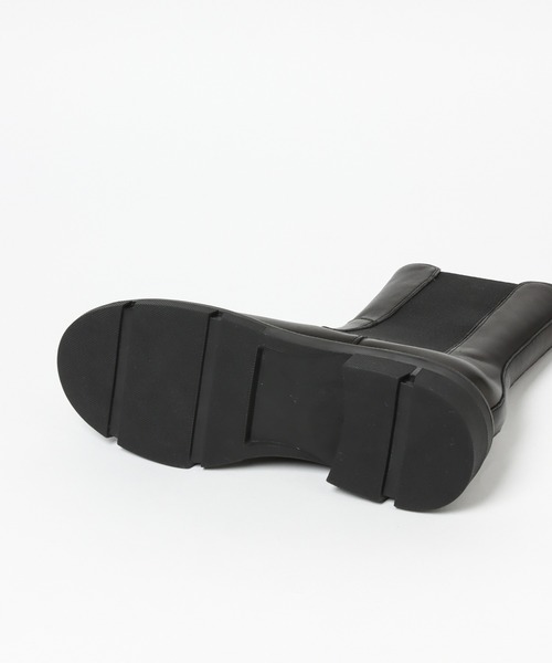 BARNYARDSTORM（バンヤードストーム）の「BARNYARDSTORM / レザーサイドゴアブーツ（ブーツ・レディース・ブラック・38/39/35/37/36/40）」の10枚目の写真