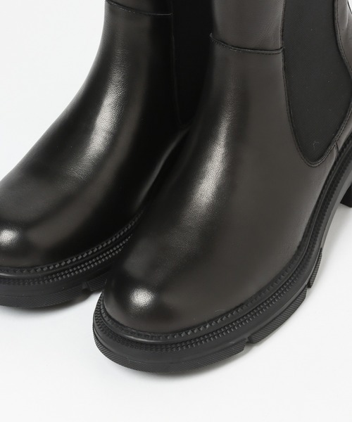 BARNYARDSTORM（バンヤードストーム）の「BARNYARDSTORM / レザーサイドゴアブーツ（ブーツ・レディース・ブラック・38/39/35/37/36/40）」の5枚目の写真