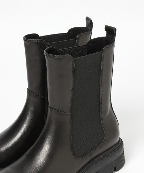 BARNYARDSTORM（バンヤードストーム）の「BARNYARDSTORM / レザーサイドゴアブーツ（ブーツ・レディース・ブラック・38/39/35/37/36/40）」の12枚目の写真