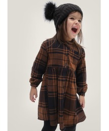 チェック柄ワンピース (幼児)