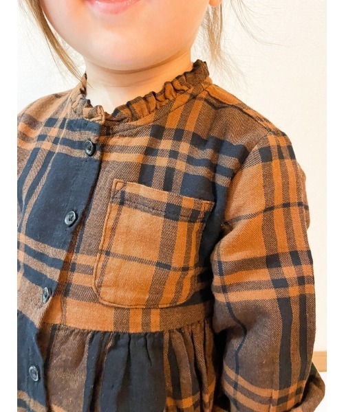 GAP(ギャップ)の「チェック柄ワンピース (幼児)(ワンピース・キッズ・ブラウン・12-18M/18-24M/3 YRS/5 YRS/2 YRS/4 YRS)」の6枚目の写真