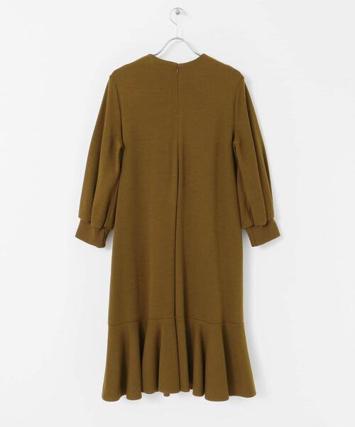 F by ROSSO（エフバイロッソ）の「『40サイズ/高身長向けも展開』F by ROSSO　裾フレアワンピース（ワンピース・レディース・チャコールグレー/ブラウン系その他/ブラック/ライトベージュ・40/38）」の22枚目の写真