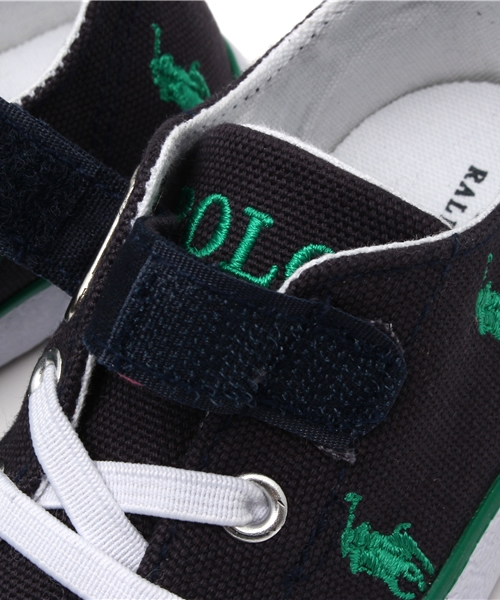 styles（スタイルス）の「ベビー キッズ ラルフローレン バルハーバー POLO BAL HARBOUR REPEAT CAP TOE（スニーカー・キッズ・カーキ/ネイビー/ベージュ・11cm/13cm/14cm/12cm/15cm/16cm）」の9枚目の写真