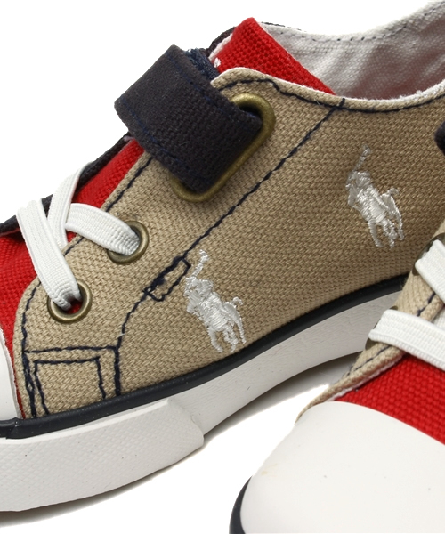 styles（スタイルス）の「ベビー キッズ ラルフローレン バルハーバー POLO BAL HARBOUR REPEAT CAP TOE（スニーカー・キッズ・カーキ/ネイビー/ベージュ・11cm/13cm/14cm/12cm/15cm/16cm）」の12枚目の写真
