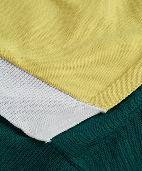 NO ID.（ノーアイディ）の「【NO ID.】Layered Dolman Sleeve Knit Pullover / レイヤード ドルマン スリーブ ニット プルオーバー（ニット/セーター・メンズ・ホワイト/ブラック/ネイビー/グリーン・ONE SIZE）」の12枚目の写真